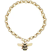 Милые Браслеты honey Bee, CZ кристалл, золотой цвет, цепочка, животное, браслет для женщин, Tiffan, ювелирное изделие для женщин