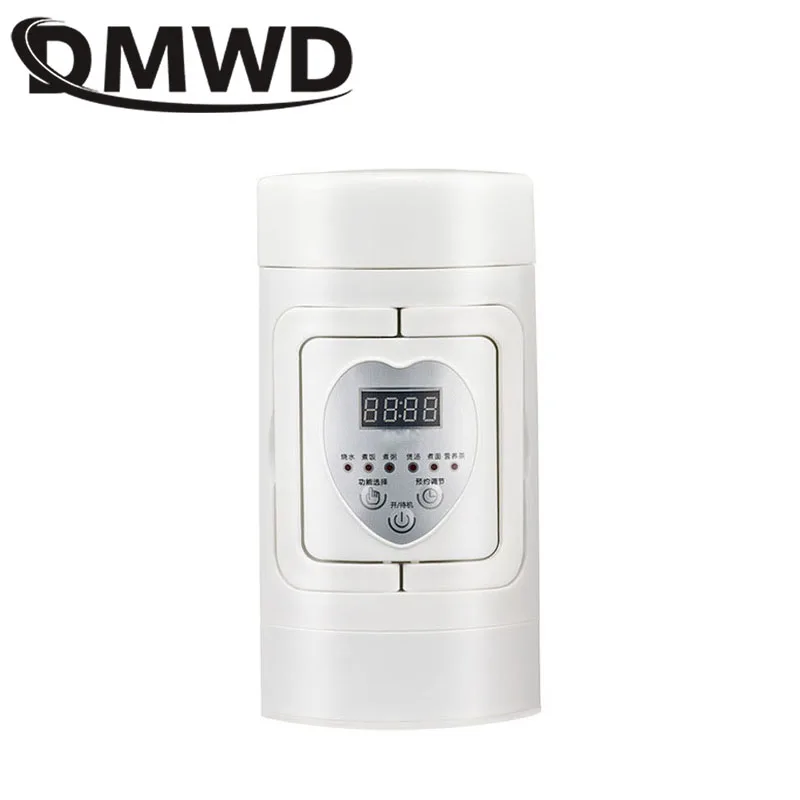 White DMWD 0.6L Теплоизоляция Электрический чайник горячая вода электрическая кружка для нагрева мини Кофеварка Путешествия Портативный Медленная Плита чайный горшочек, чашка - Цвет: White