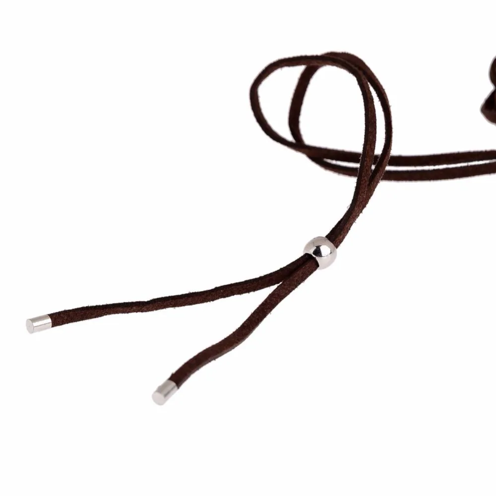 Женское кожаное ожерелье-чокер в стиле панк | Украшения и аксессуары