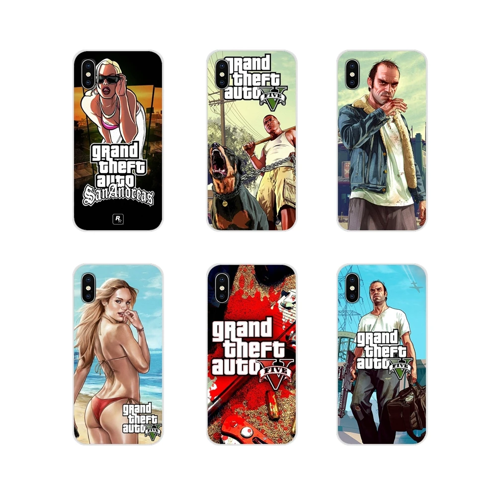 Чехол для телефона с GTA San обладанием Grand Theft Auto 5 V Для Huawei P8 9 Lite Nova 2i 3i GR3 Y6 Pro Y7 Y8 Y9 Prime