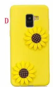 Мягкий чехол C-Ku 3D с подсолнухом из ТПУ для huawei P20 Pro NOVA 3I Enjoy 7 S Honor 7A 7C 9 Lite mate 10 mate 20 Lite гелевый Чехол С КАКТУСОМ 1 шт - Цвет: D
