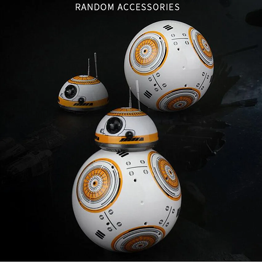 1 шт., обновленный робот BB8 со звуком и танцами, Подарочные игрушки, 2,4 г, BB-8 с пультом дистанционного управления, Интеллектуальный робот BB 8, Шариковая игрушка