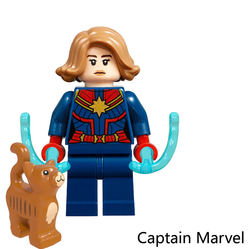 Фильм Legoings Человек-паук Железный человек стих паук-Хэм свиньи Miles Morales Зеленый