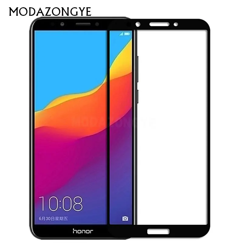 Закаленное стекло для Huawei Y7 Prime 2018 защита экрана искусственная яркость 7