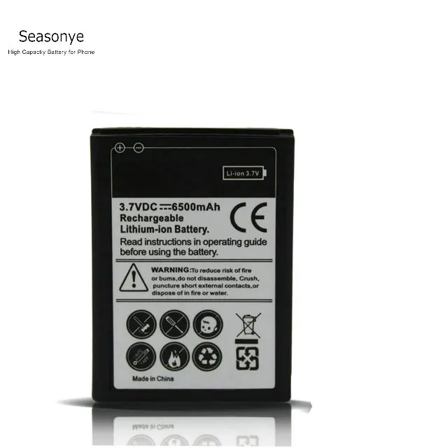 Seasonye 6500 мАч EB595675LU длительная запасная батарея+ чехол для samsung Galaxy Note 2 II Note2 N7100 GT-N7100 N7105 N7102