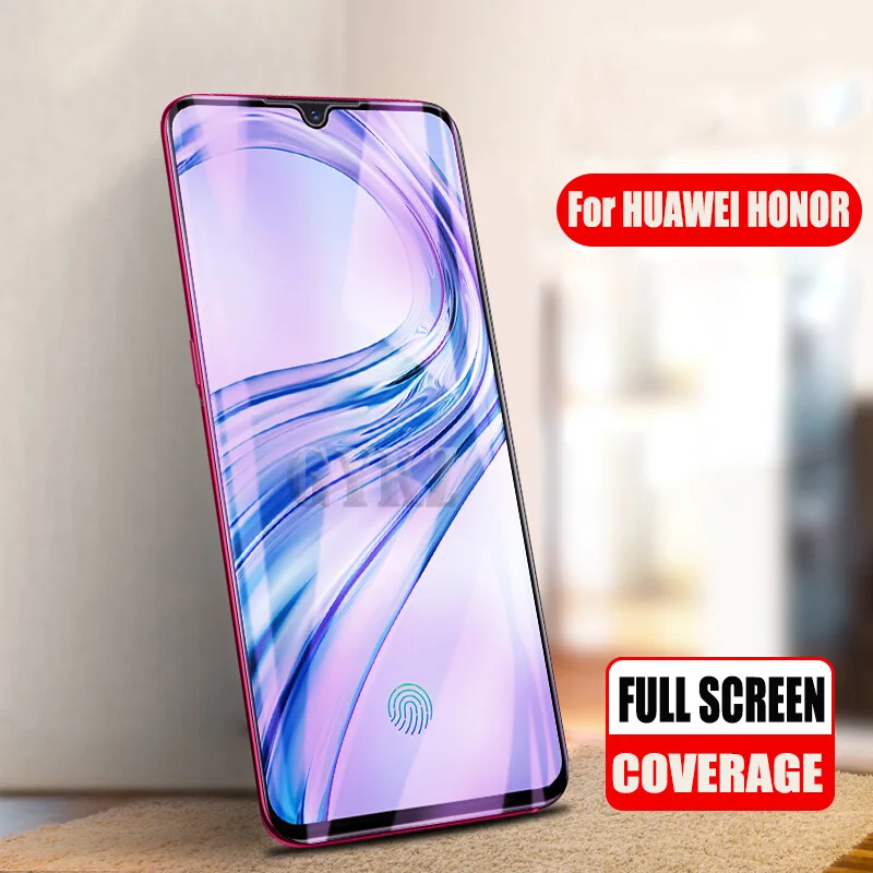 Full Covered Tempered Glass For Huawei Honor 20i 9i Anti Blu-ray Screen 20 Pro glass film | Мобильные телефоны и