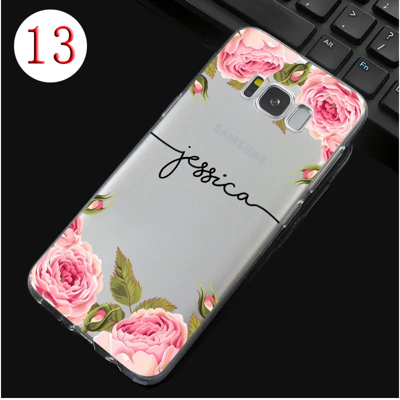 13 DREAMFOX DIY именной пользовательский чехол для samsung Galaxy Note S 8 9 10 Lite Edge Plus Grand Prime Мягкий ТПУ силиконовый - Цвет: 13