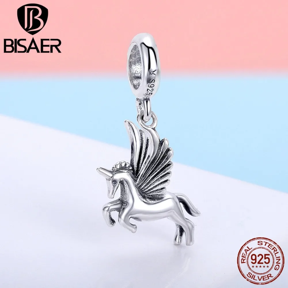 Оригинальный браслет BISAER GXC321 оригинальные шармы из 100% серебра с мультяшным