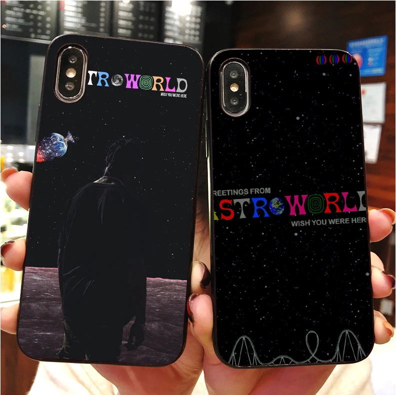 Чехлы для телефонов Travis Scott Astroworld Sicko Mode Apple iPhone MAX XR XS X10 5 6 7 8Plus 11 Pro мягкий