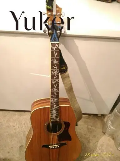 наклейки для гитары на гитару Yuker Акустическая Электрогитара наклейка s бас