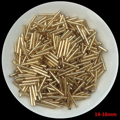 20 г/лот нескольких размеров золотистый Чешский Стекло Seedbeads Spacer трубки Стеклярус бусы для изготовления ювелирных изделий вышивка DIY швейная фурнитура