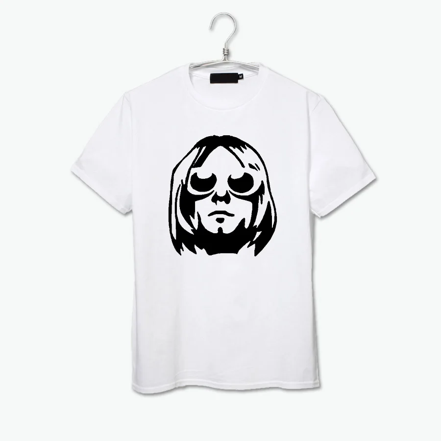 Оригинальный бренд новый Курт Кобейн Гранж рок Мужчины Женщины Футболка|kurt