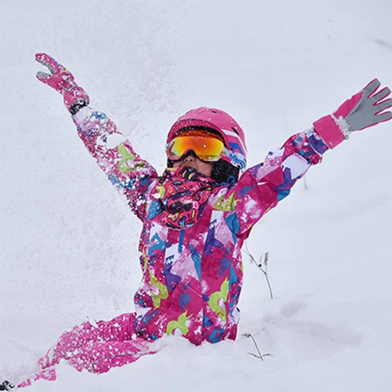 Утепленный лыжный костюм женский верхняя куртка Мягкий Штаны ветрозащитный