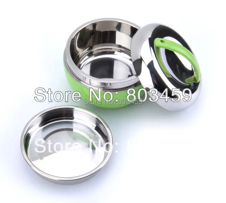 Ланч бокс в форме яблока из нержавеющей стали бенто 2 ярусная блокирующая крышка