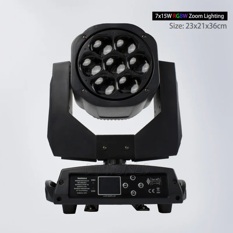 Big Bees Eyes 7x15W Дизайн светодиодный луч+ мыть большие глаза пчел 7x15 Вт RGBW Zoom светильник ing светодиодный пчелиный глаз Zoom DJ диско светильник - Цвет: Big Bees Eyes 7x15W