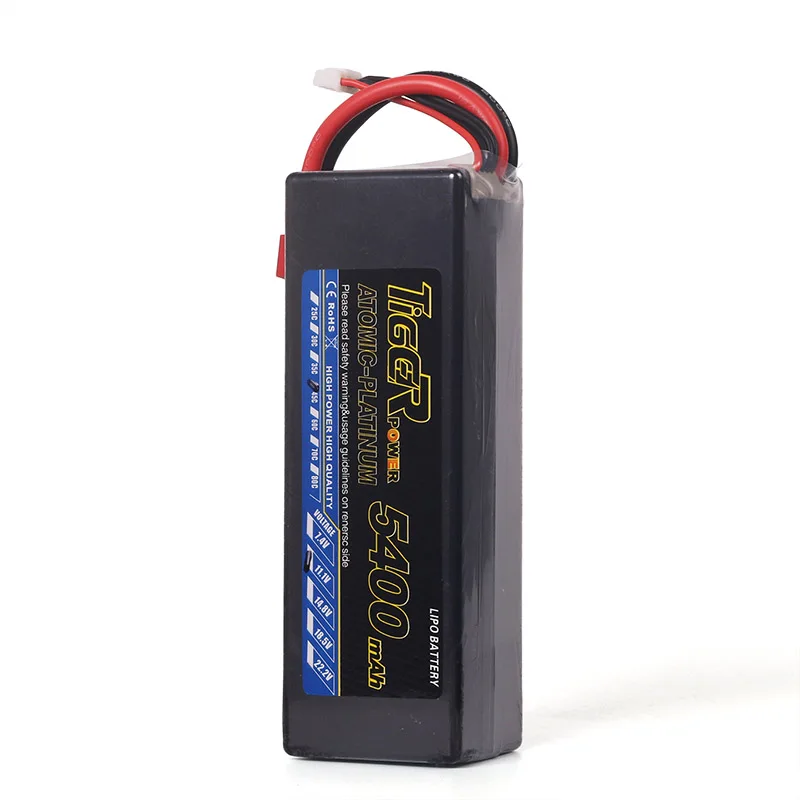 Tiger Lipo 120C rc car bateria 3s 5400mah 11.1v hard case battery for 1/8 scale 4WD off road Monester Truggy Buggy truck | Игрушки и