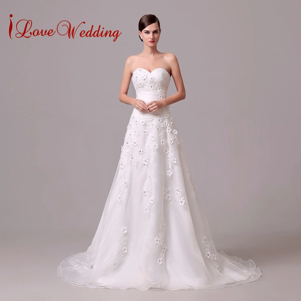Лидер продаж Тюль Свадебные платья Милая декольте Для женщин Формальные с