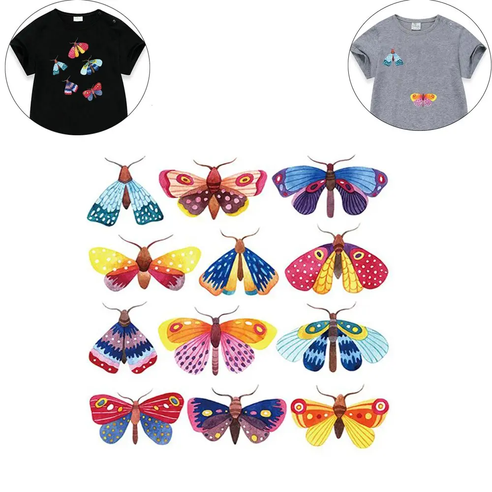 Flower Butterfly Patch Iron On Appliques T-shirt Dresses A-level Washable Heat Transfer Stickers Clothes DIY Printing | Дом и сад