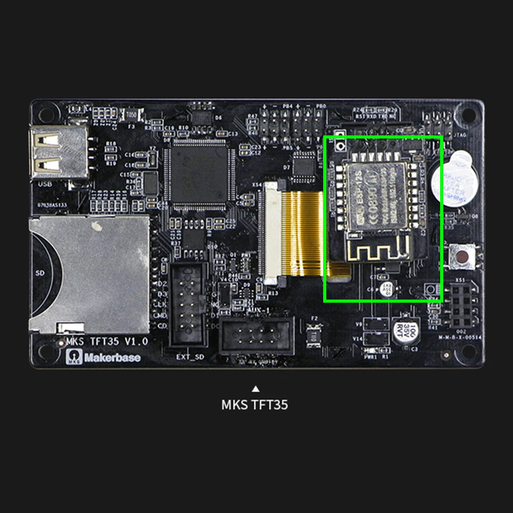 Новый 3d принтер дисплей MKS TFT35 сенсорный экран + rumbablus wifi монитор FDM DIY
