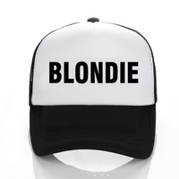blondie brownie baseball caps trucker mesh cap women gift for girlfriends her high quality caps bill hip hop snapback hat gorras