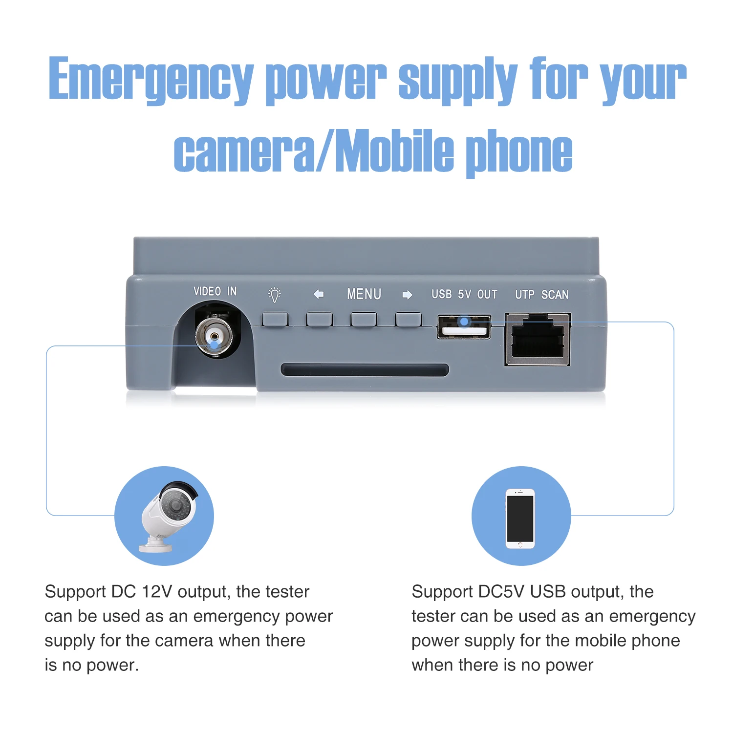 ANNKE RU распродажа 4 3 дюймов HD AHD CCTV тестер монитор 1080P аналоговая камера PTZ UTP