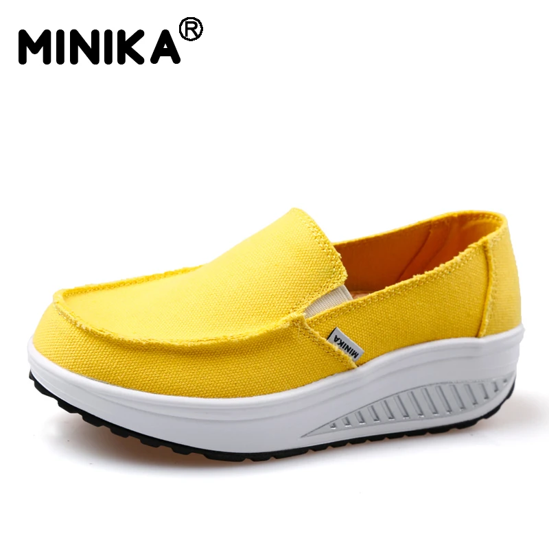 Minika/модная повседневная обувь с низким верхом женские кроссовки на платформе