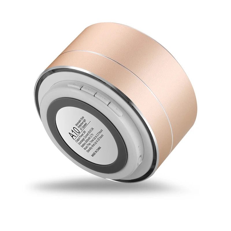 Портативная беспроводная Bluetooth колонка с микрофоном радио воспроизведение