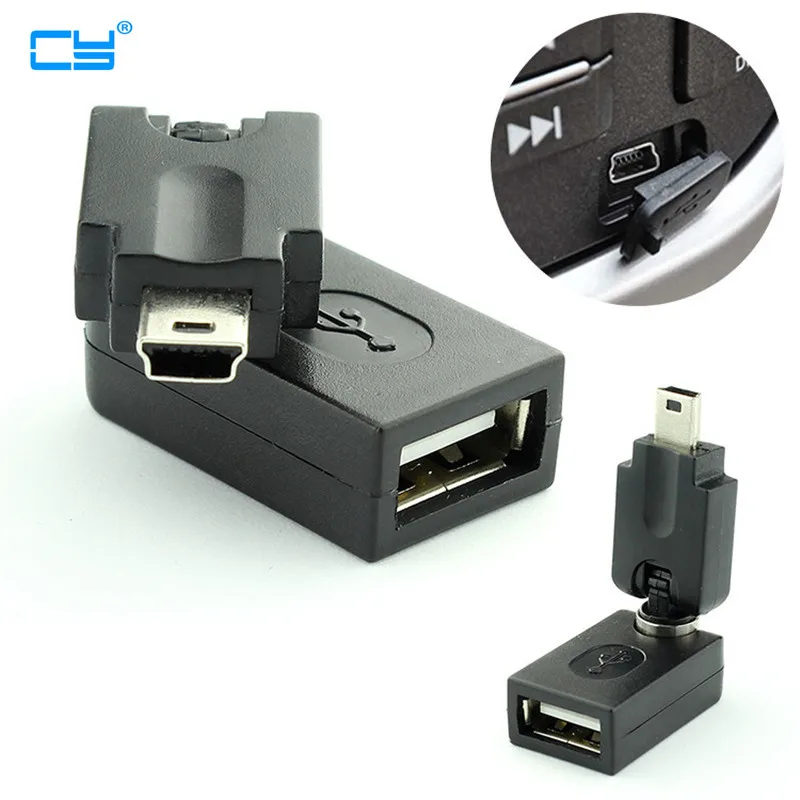 Mini USB TO 2.0 Female 180 X360 Flexible Angled 360 degree Rotating to otg Adapter Cable | Компьютеры и офис
