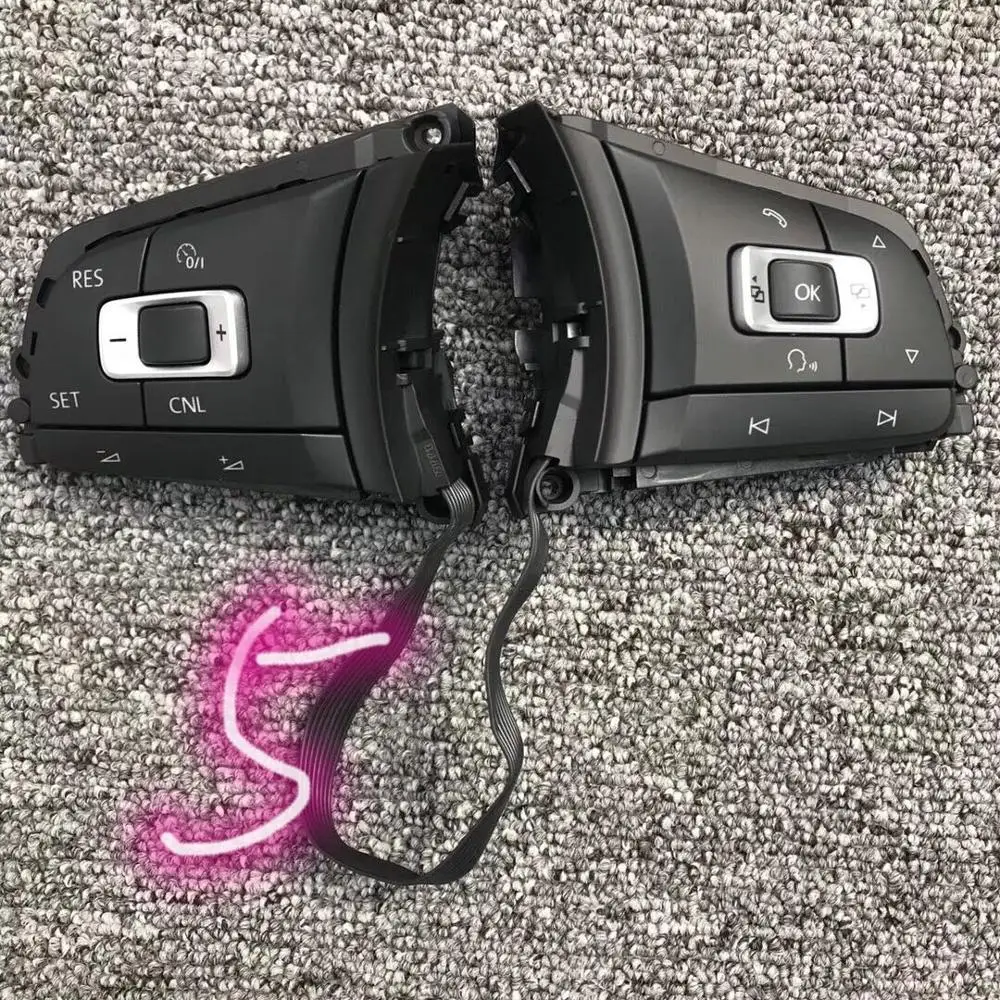 Многофункциональные кнопки на руль для Vw Golf 7 Passat B8 5G0 959 442 S GTI GT GTD R Rline GLI Sharan