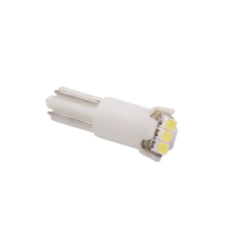 Автомобильные фары LED T5 W3W 3SMD белый 12В сигнальная лампа Светодиодная панель с