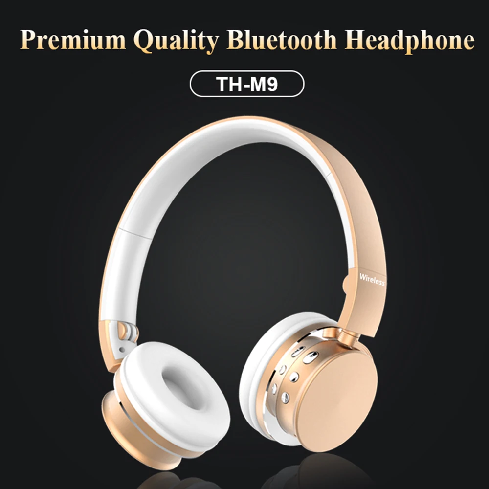 Excelvan TH-M9 Business Wireless Sport Headphones Bluetooth Headset Stereo Sound Earphone with Mic Support Hands-free for iphone |