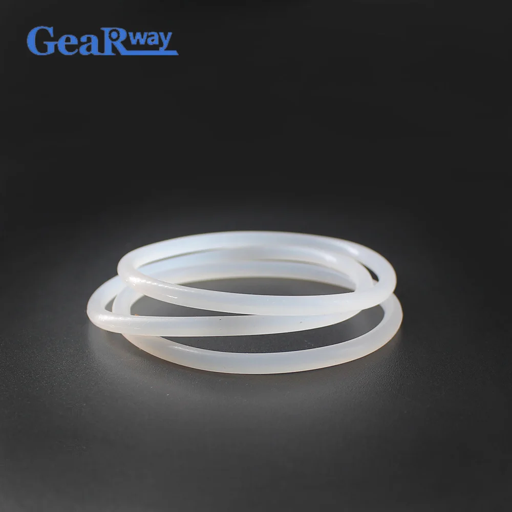 

3.1mm CS Transparent Silicone O Ring Seal Gasket Food Grade O Rings Sealing 10/11/12/13/28/29/30mm OD VMQ O-Type Washer