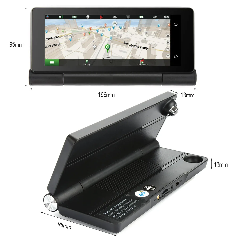 4G Wi Fi Видеорегистраторы для автомобилей Камера Android 5 1 gps навигации ADAS Remote Monitor