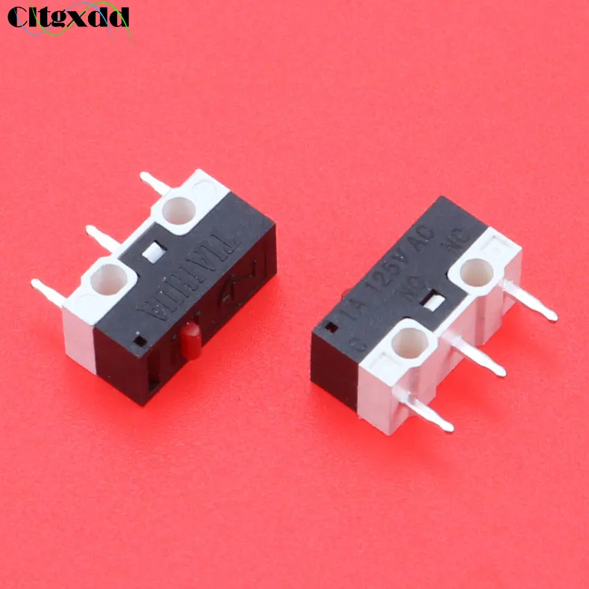 Cltgxdd 1 шт. 3 контактный переключатель мыши мини микро кнопка 1A 125V AC|Выключатели| |