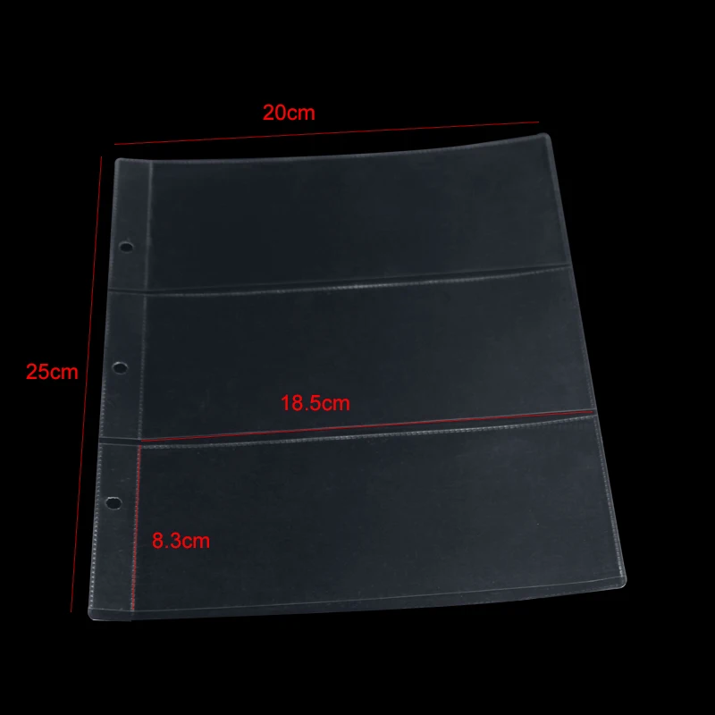 10 страниц/партия 3 единицы/бумажный альбом для денег ПВХ сбор бумажных держатели