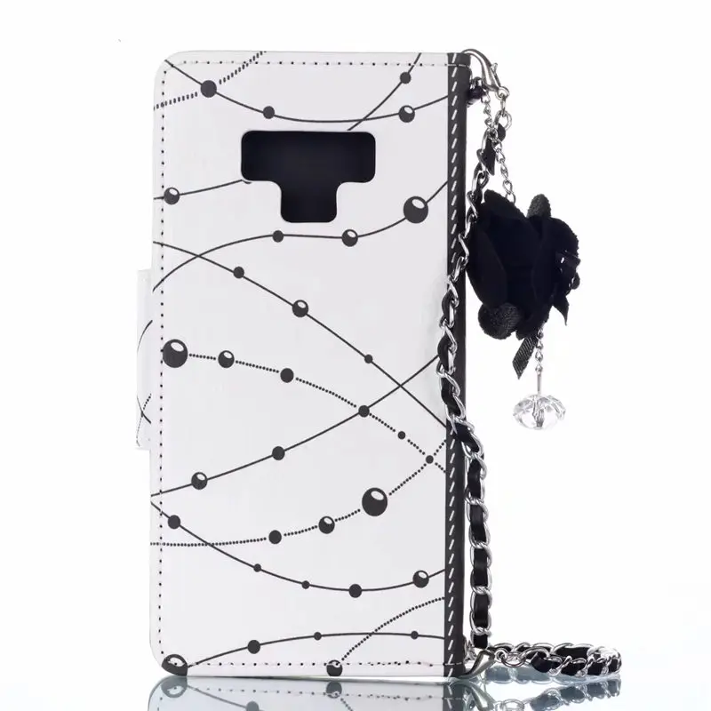 Роскошная сумка для телефона Samsung Galaxy Note 9 8 кожаный флип-чехол с розами и
