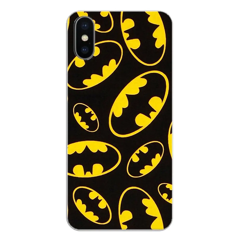 Силиконовый чехол Бэтмен супергерой для iPhone XS Max XR X 4 4S 5 5S 5C SE 6 6S 7 8 Plus Samsung Galaxy J1 J3 J5