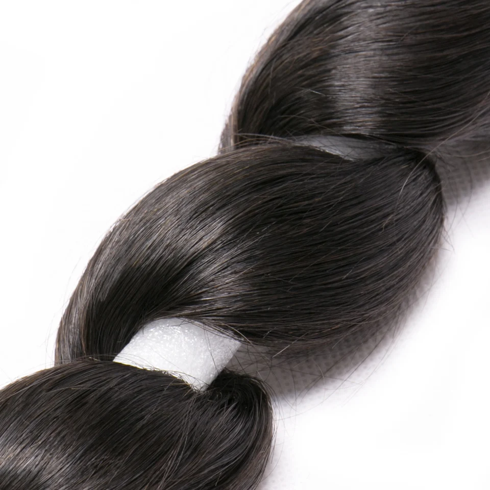 Chloe волосы малазийские Свободные волны 3 пучка Remy для наращивания 8-30 дюймов