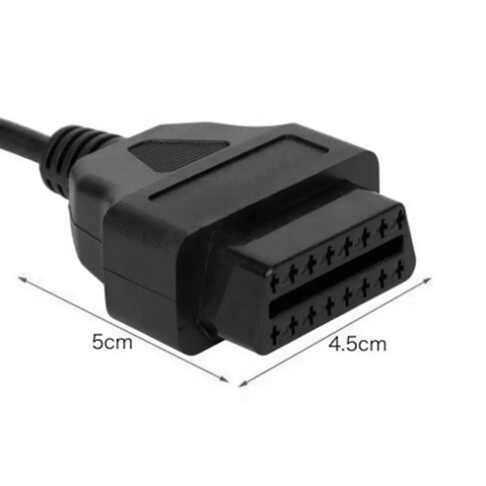 16 контактный разъем OBD2 Мама к USB порту для зарядки кабель адаптера линия