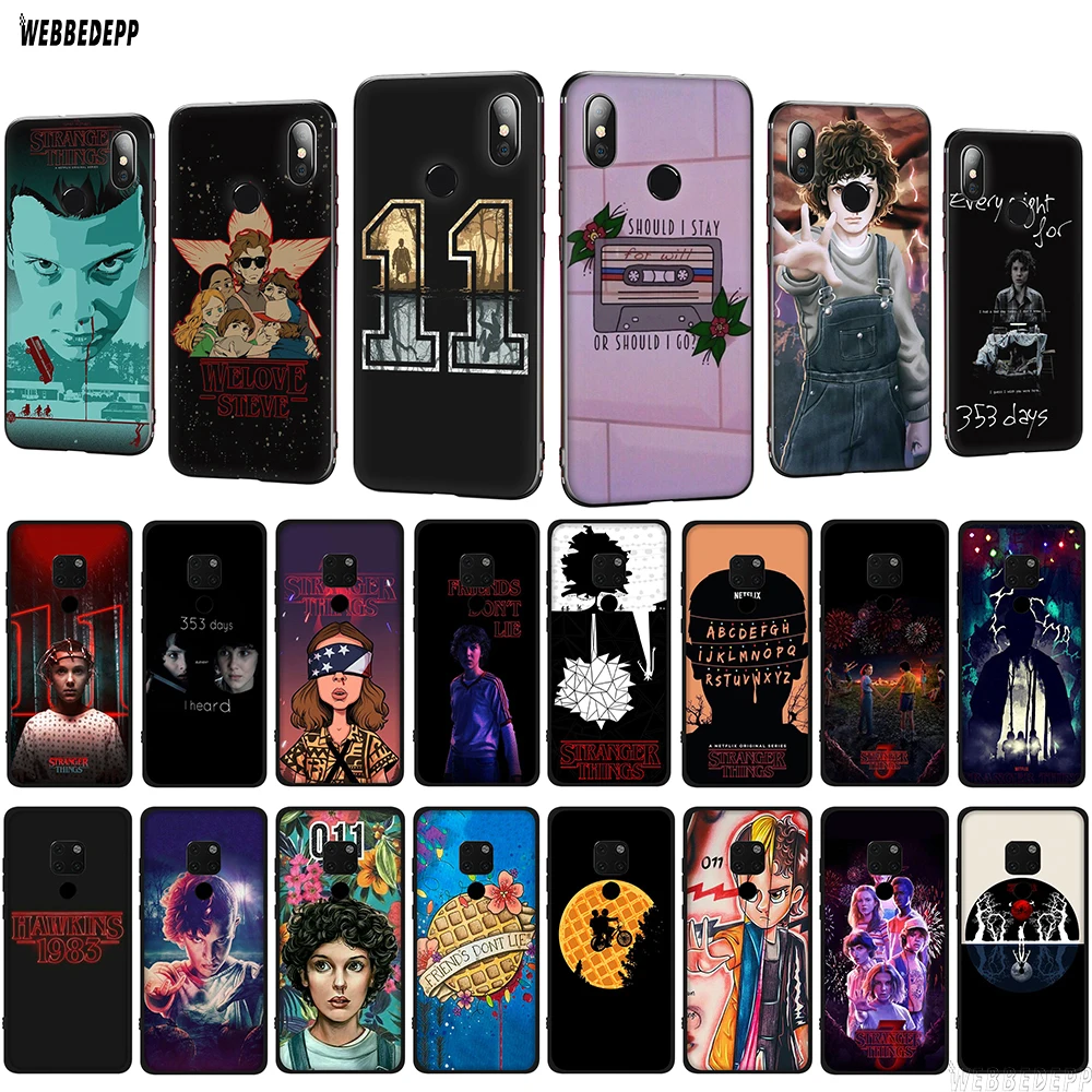 WEBBEDEPP чехол из ТПУ очень странные дела для Huawei P10 P20 P30 Lite Pro Mate 10 20 P Smart 2019 мягкий