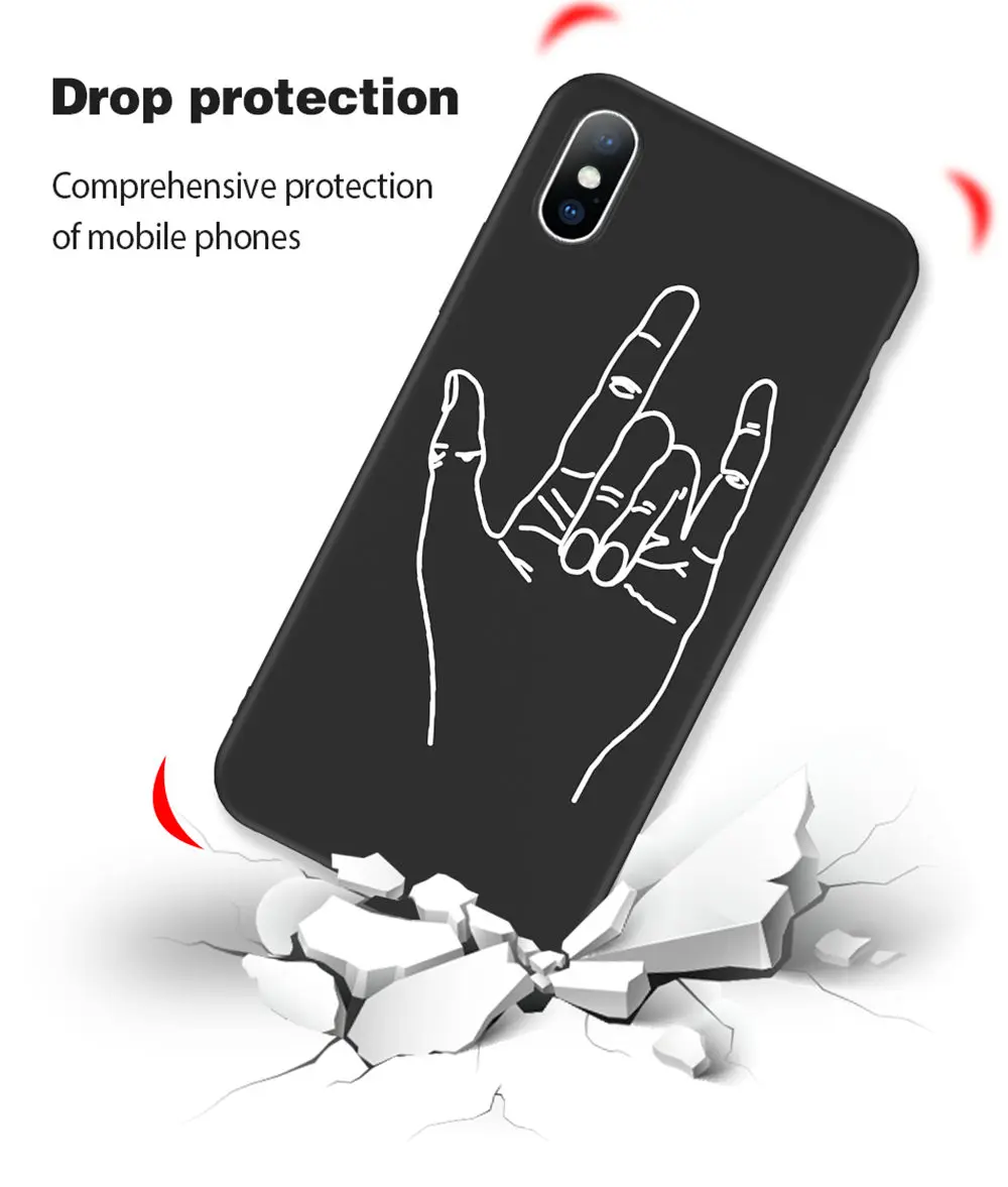 Чехол Ottwn для iPhone 11, 6, 6 S, 7, 8 Plus, чехол для телефона с абстрактными линиями для iPhone 5, 5S, SE, 11 Pro, Max X, XR, XS, Max, мягкая задняя крышка из ТПУ