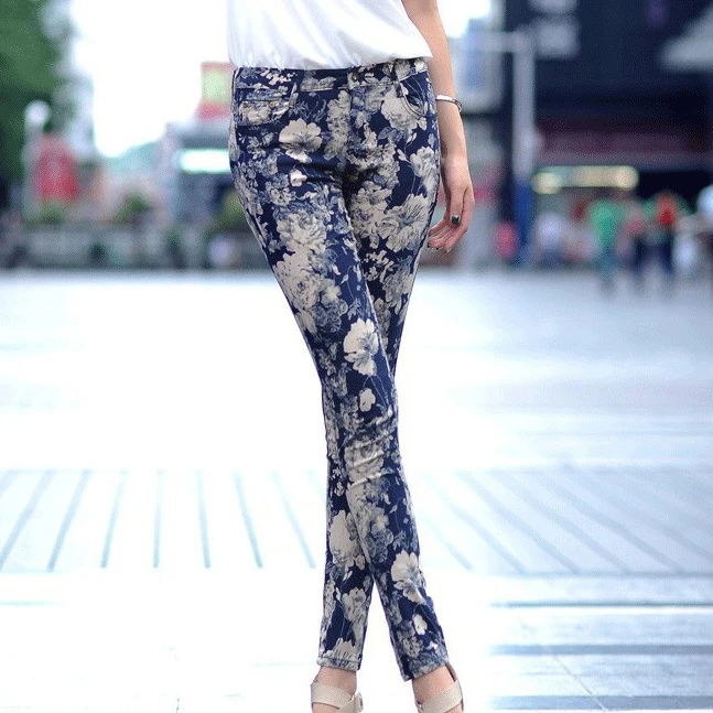 2015 джинсы женщин свободного покроя летний стиль женская одежда окрашенные узкие