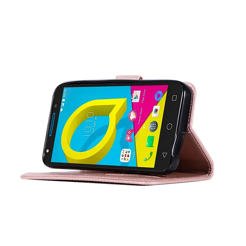 Чехол для Alcatel U5 HD 5047 5047D с откидной крышкой из искусственной кожи чехлы 4G 5044 5044D