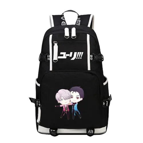 5 Хит, аниме, YURI on ICE Victor COS, цветной рюкзак с принтом, Mochila, Женский Школьный рюкзак, рюкзак для ноутбука, брезентовые рюкзаки для девочек-подростков - Цвет: 5