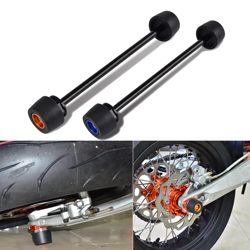 Задняя ось ползунок защита от удара вилки колеса для KTM 125 250 300 350 SXF SX XCF XC-F 450-2013 2022