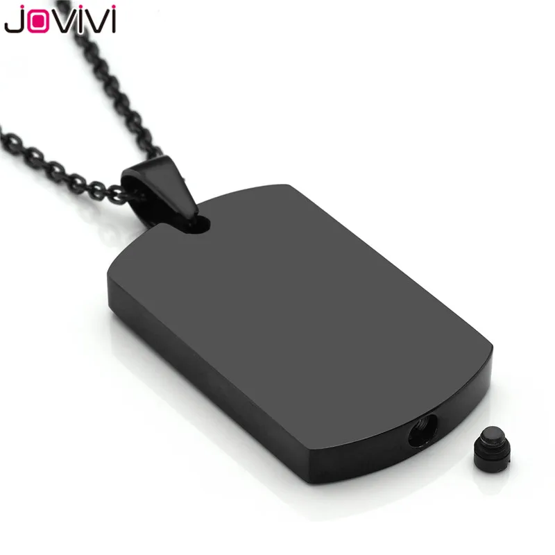 Jovivi новые военные Жетоны для собак из нержавеющей стали подвеска урна на