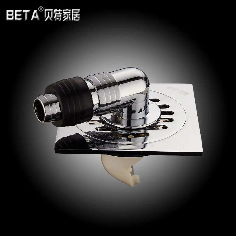 Латунный напольный слив Sully для ванной комнаты кухни и душевой 4-дюймовый