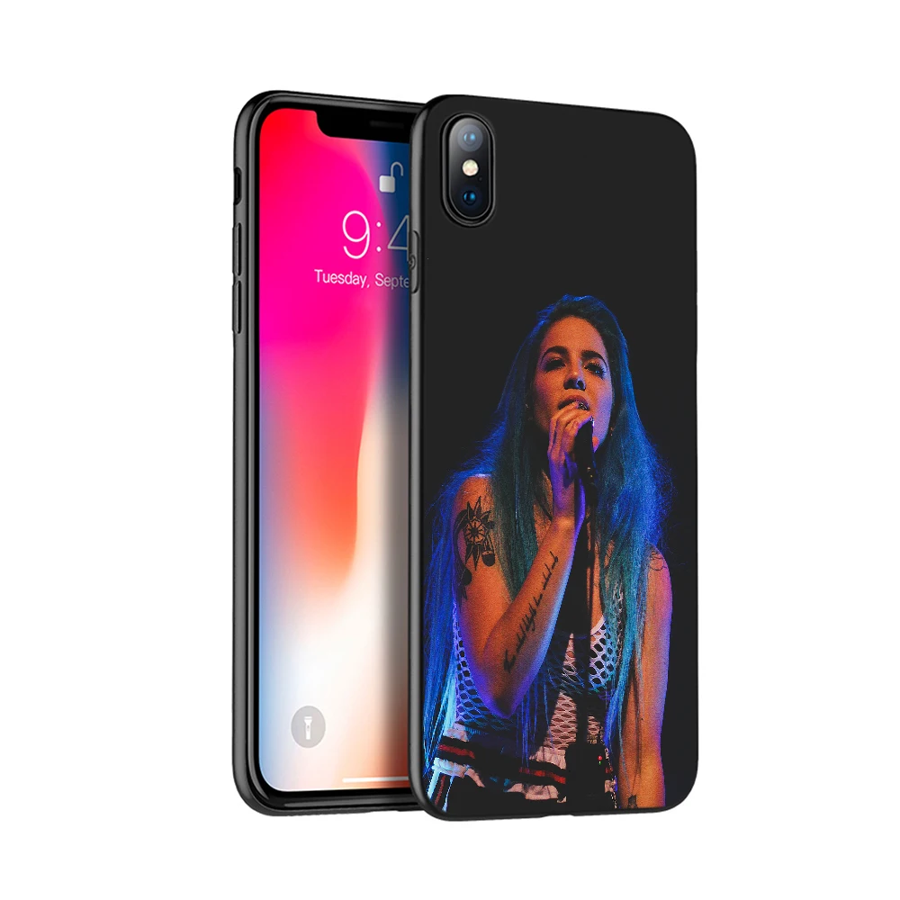 Черный чехол из ТПУ для iphone 5 5s SE 2020 6 6s 7 8 plus x 10 XR XS 11 pro MAX Halsey с текстом песни
