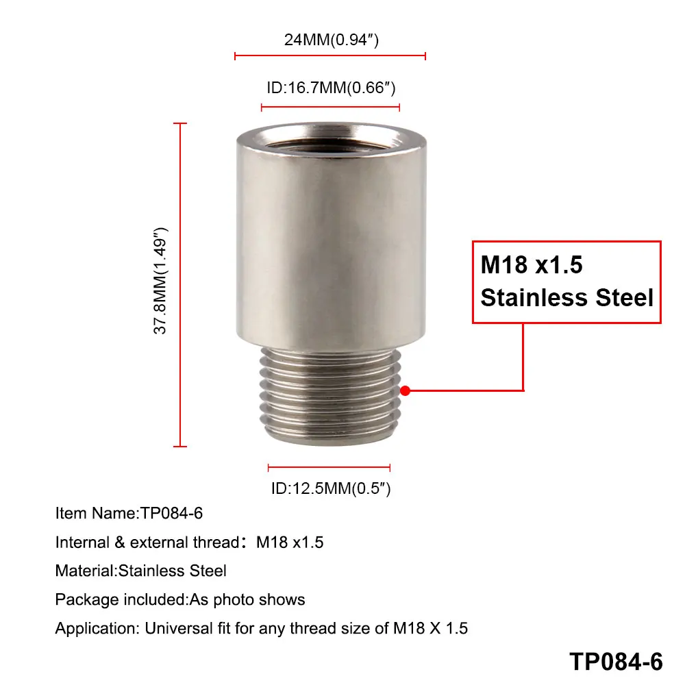 Кислородный O2 фиксатор для датчика расширитель расширение Header прямой 0/90