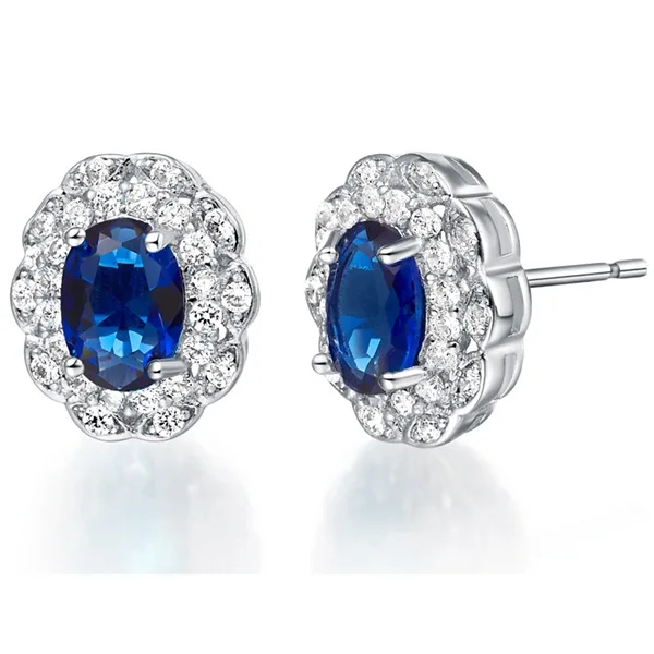 

925 silver suits custom-made suit high-end European RING American popular crystal petals suit pendant Earrings Necklace SET